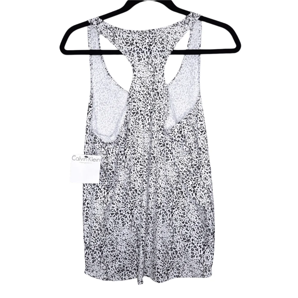 Calvin Klein Racerback Leopard Print Sleep Tank Small New with Tags - Picture 4 of 4